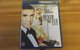 Never say never again 007 blu-ray