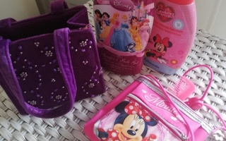 Disney paketti tyttöselle (Minnie, Prinsessat,Barbie)