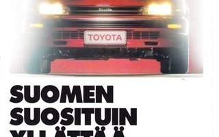 Toyota Corolla ja Carina -esite, 1990