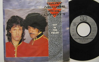 Gary Moore And Phil Lynott  Out In The Fields 7" sinkku