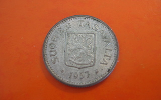 100 markkaa 1957 - hopeaa