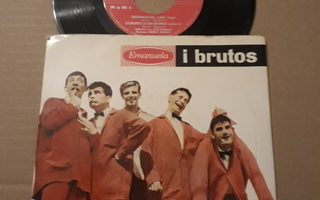 I Brutos - Destinazione Luna ep ps 1960 Italy beat rock rare