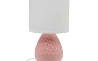 Pöytälamppu Versa Pinkki Valkoinen Keraminen 40 W 15,5 x 2
