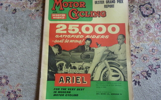 Motor Cycling  august -61 , Velocette 350