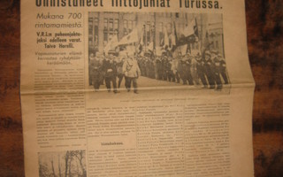 Sanomalehti  Rintamamies  1.6.1934