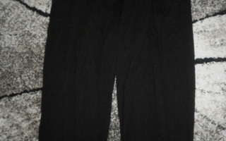 H&M capripituiset mustat lökö housut 146cm
