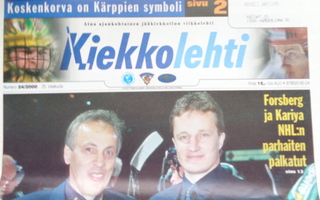 Kiekkolehti Nro 24/2000 (10.1)