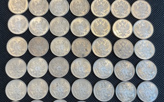 49 x 50 penniä 1917 hopeaa