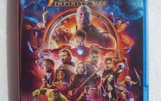 Avengers Infinity War (Blu-ray, uusi)