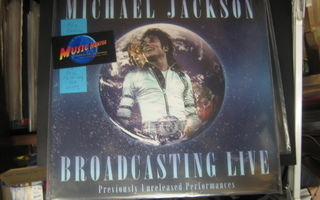 MICHAEL JACKSON - BROADCASTING LIVE UUSI OUT OF PRINT LP +