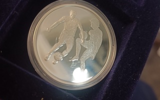 Ateenan Olympialaiset 10 Euroa 2004 Hopea Silver Proof