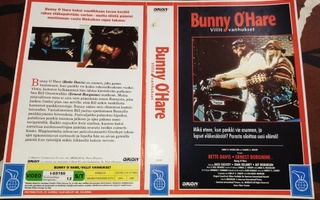 VHS kansipaperi BUNNY O'HARE -  Villit vanhukset