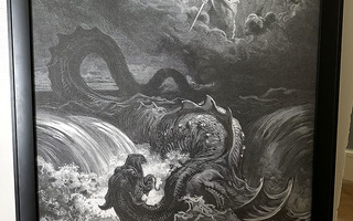 Kehystetty juliste / Gustave Doré - Leviathan