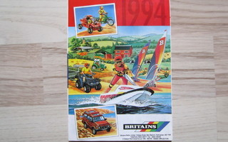 Britains traktorien yms. esite/kuvasto vuodelta 1994