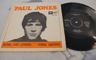 Paul Jones – Sons And Lovers 7" Swe. / 1967