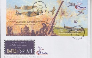 Isle of Man  FDC RAF battle of britain.