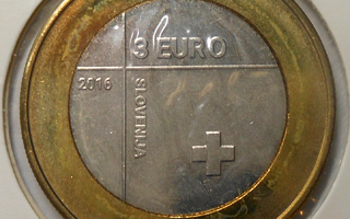 Slovenija. 3€ 2016. UNC.