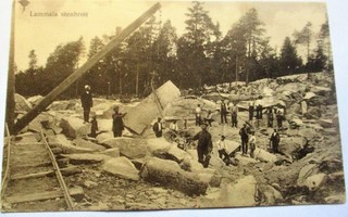 Kemiö rautatie, Lammala  - 1919 rivil Vestlax