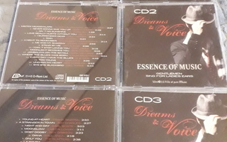 Dreams & Voice (3CD) NEAR MINT!! Frank Sinatra Barry White