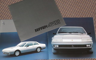 1985 Ferrari 412 PRESTIGE esite -KUIN UUSI - 26 sivua