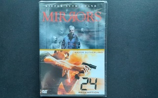DVD: Mirrors & 24 Redemption (Kiefer Sutherland 2008)  UUSI