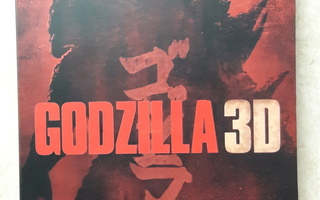 Godzilla, blu-ray 3D + bluray. Metallikotelo