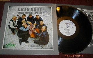 LEIKARIT folk music group - jepu jepu jee - LP 1988 suomi EX