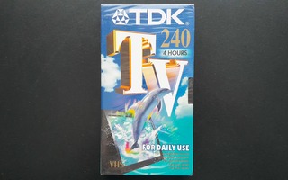TDK E-240 TVED VHS kasetti UUSI