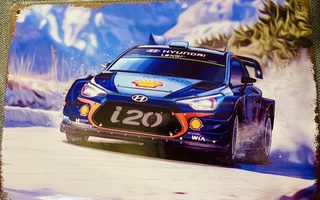 Peltikyltti Hyundai i20 WRC rally