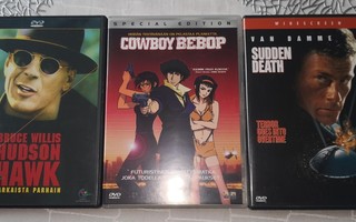 DVD Cowboy Bebob, Sudden Death, Hudson Hawk