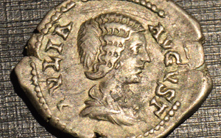 Rooma Julia Domna 196-211 Denarius Hopeaa
