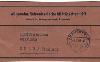 LEHTIKÄÄRE Frauenfeld, S -oulu sveitsiläinen sotilaslehti