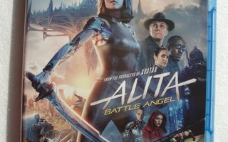 Alita Battle Angel (Blu-ray, uusi)