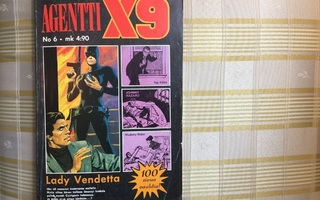 Agentti X9- 6/1975 (Hyvä)