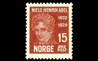 Norja 151 ** Niels Abel 15 öre (1929)