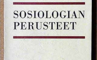 Sosiologian perusteet (1972)
