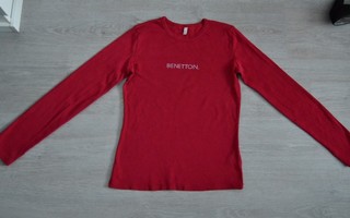 Benetton punainen paita 160cm