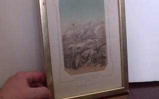 Litografia ”Vittoria dei Francesi ad Arcole”, 1845!*Napoleon