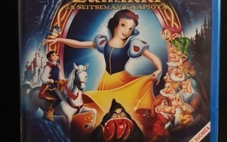 Lumikki ja seitsemän kääpiötä Disney klassikko Blu Ray  UUSI
