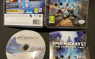 DISNWY Epic Mickey 2 The Power of Two - NORDIC PS3 - CiB