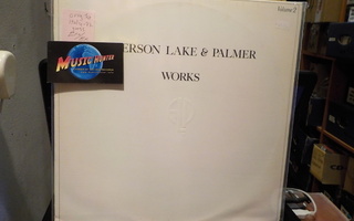 EMERSON LAKE & PALMER - WORKS 2LP ITALY -77 EX+/EX