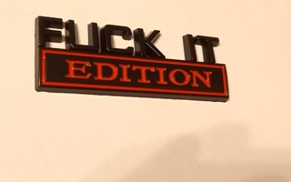 FUCK it EDITION MERKKI 2x