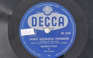 Savikiekko 1955 - Metro-Tytöt - Decca SD 5340