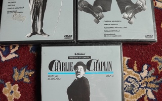 Charlie Chaplin Mutual-elokuvat osat 1-3 UUSI