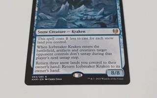 magic the gathering / mtg / icebreaker kraken