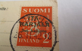 1942 Aunus kortti Lappeenrantaan