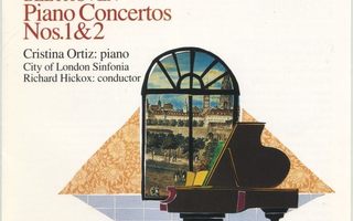 BEETHOVEN / ORTIZ Pianokonsertot no:t 1 ja 2 – 1988 US CO CD