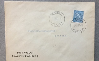 Firmakuori Porvoon Säästöpankki 1957