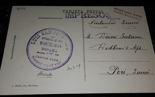 Espanja > Pori kortti 1919 PK850/2