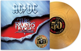 AC/DC : The Razors Edge 50th - LP, LTD, Gold Coloured, uusi